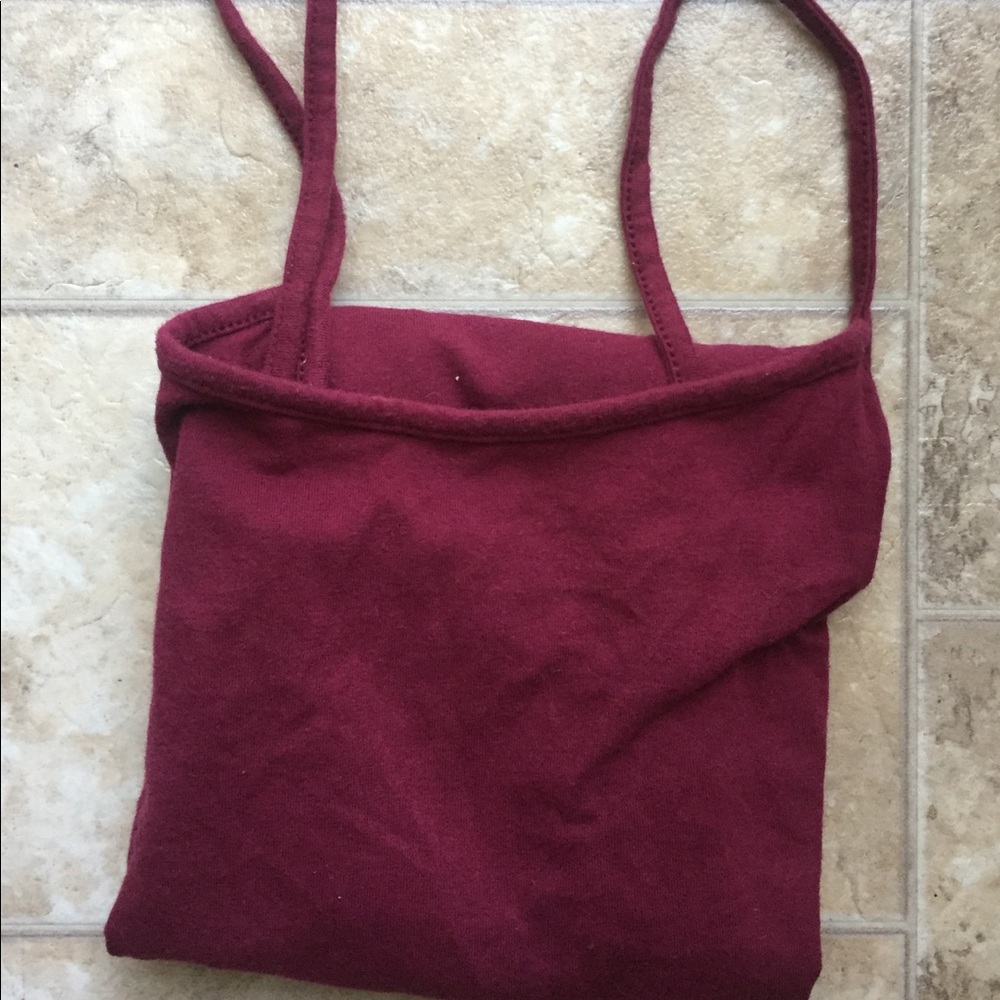 No Boundaries Maroon Tank top
